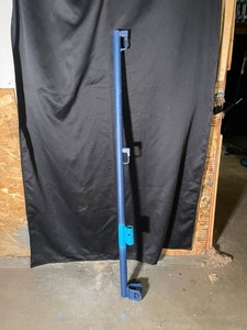Metaltech M-MGPUSL 5 Ft Steel Guardrail Post With Wedge Clamp