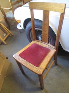Solid wood upholstered chair