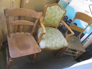 3 Classy vintage chairs