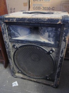 Well used professional stage speaker, will knock your socks off