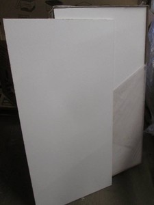 4 Packs of 8 2x4 foot Armstrong plain white ceiling tiles
