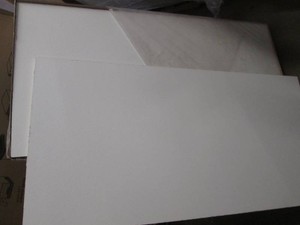 4 Packs of 8 2x4 foot Armstrong plain white ceiling tiles