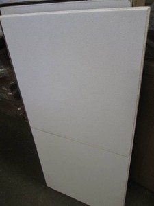 2 10 Packs of 2x4 foot Armstrong white ceiling tiles with a center indent