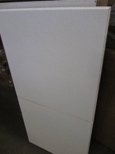 2 10 Packs of 2x4 foot Armstrong white ceiling tiles with a center indent