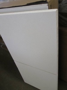 2 10 Packs of 2x4 foot Armstrong white ceiling tiles with a center indent