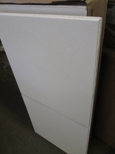 2 10 Packs of 2x4 foot Armstrong white ceiling tiles with a center indent
