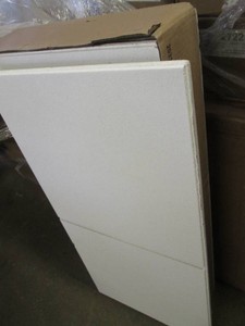 2 10 Packs of 2x4 foot Armstrong white ceiling tiles with a center indent