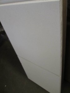 2 10 Packs of 2x4 foot Armstrong white ceiling tiles with a center indent