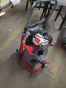 Ridgid electric drain auger, retail store return, runs great sold as pictured