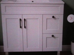36 in. W x 18 in. D x 32 in. H Bathroom vanity