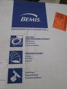 Bemis round toilet seat