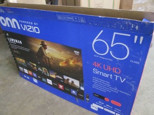 Onn 65 smart TV with no remote or stand