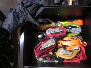 Ratchet strap and bungee cord collection