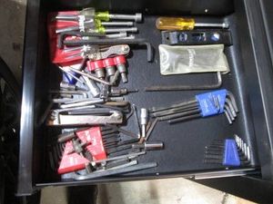 Hex keys, socket bits and nut drivers