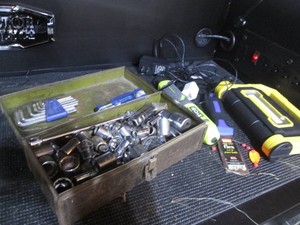 Napa, Craftsman and other brand sockets, extensions, Ryobi variable speed dremel style tool and more