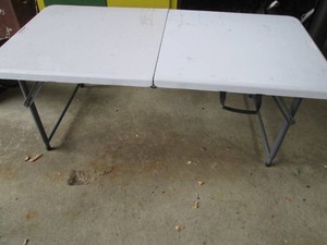 PDG portable adjustable height folding 4ft table
