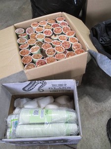 Bulk lot of 210 fire starters and misc supplies
