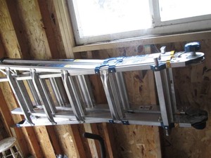 Werner aluminum multi-position pro ladder