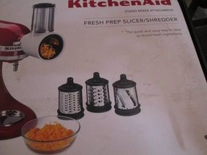 Kitchenaid fresh prep slicershredder (stand mixer attachment)