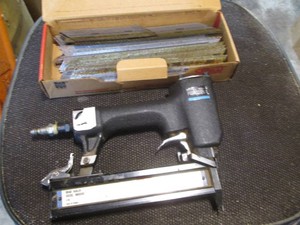 Campbell Hausfeld pneumatic Brad nailer and finishing nails