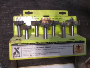 Ryobi forstner bit set