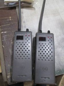 GE walkie talkies