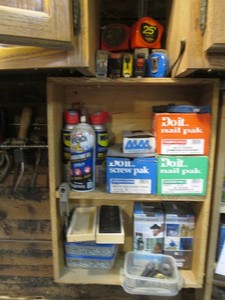 Construction hardware, lubricants, sight bulb security cameras, tape measures and more