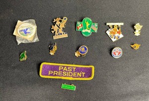 Vintage Lions Club Pins & Insignia Mixed Lot (Lot of 10)