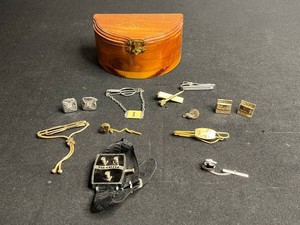 Estate Mixed Jewelry, Park Golfer Watch & Niagara Cave Keepsake Box