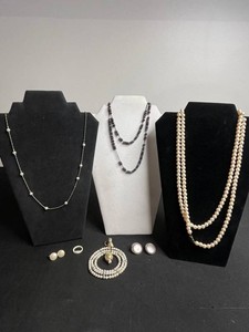 Estate Pearl-Style & Costume Jewelry Mixed Lot