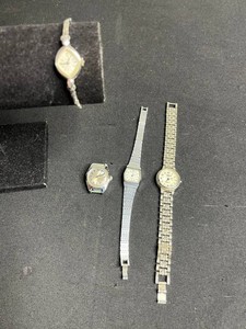 Vintage Elgin, Timex, Azur & Eberhard Watch Group (Lot of 4) - all untested