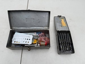 Mixed Lot Metal Toolboxes, Drill Bits & Hand Tools