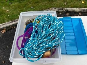 Mixed Lot Assorted Rope, Tie-Down Straps & Hardware