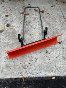 Manual Wheeled Snow Plow