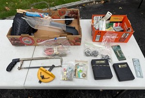 Mixed Lot Craftsman Tools, CLC Knee Pads & Hardware