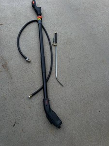 Telescoping Pressure Washer Wand With Hose & Gutter Spray Lance