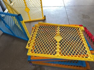 Colorful Plastic Baby Play Yard Fence Panel Set Indoor Outdoor