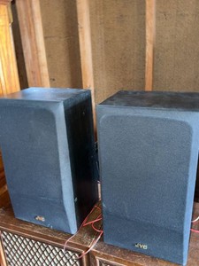 JVC SP-ME5BK Bookshelf Speakers Pair 30W 6 Ohm Black Stereo