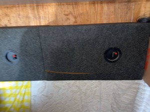 Pair of Acoustic 3312 Studio Monitor Speakers 27 x 15.5in