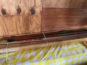 Lot of Assorted Vintage Yardsticks Rulers Level Cane Cribbage Board
