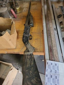 Crosman Powermaster 66 Pump Pellet BB Air Rifle Camo Stock Vintage