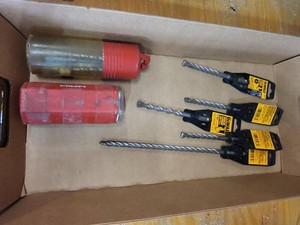 DeWalt SDS Plus Masonry Drill Bits & Hilti Fastener Case Lot