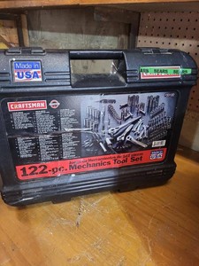 Craftsman 122 Pc Mechanics Tool Set SAE Metric Case Model 933122