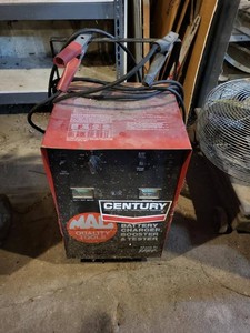 Century MAC Battery Charger Booster Tester 612V Wheeled Shop Unit