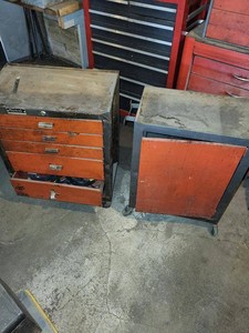 Homak Rolling Tool Chest & Matching Metal Shop Cabinet on Casters