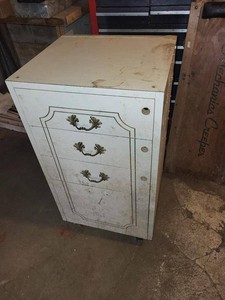 Rolling 4-Drawer Tool Cabinet with Assorted Hand Tools Hardware