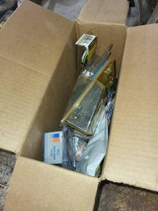 Box Lot of Trailer Wiring Connectors Brackets Harness Parts