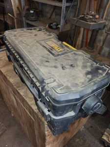 DEWALT Rolling Tool Box w Removable Tray & Assorted Hand Tools