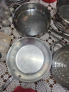 Lot of Emeril Stainless Cookware Pots Pans Steamer w Aroma Rice Cooker