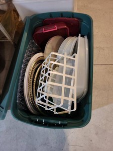 Lot of Assorted Serving Trays Platters Food Storage Containers